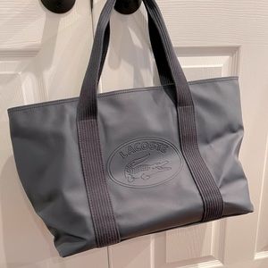 Lacoste navy blue tote